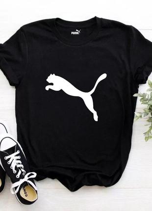 Женская футболка puma пума белая жіноча футболка пума біла4 фото