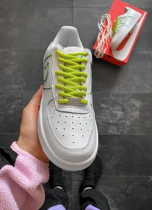 Кросівки nike air force 1 low white custom6 фото