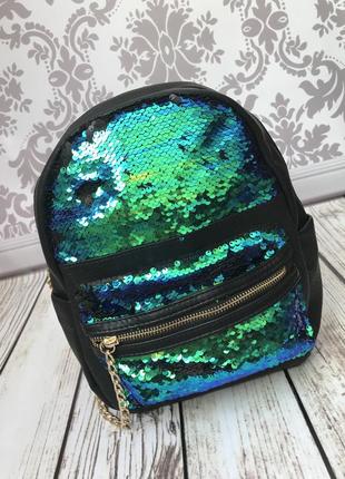 Рюкзак паєтки