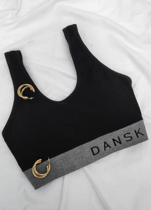 Топ в рубчик ✨danskin✨ спортивный топ кроп топ