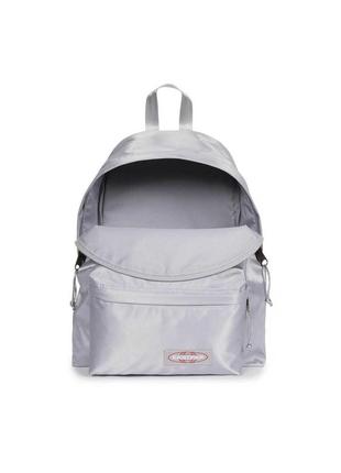 Рюкзак eastpak padded pakr silver satin2 фото