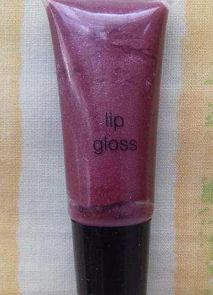 Новый полупрозрачный искрящийся вишневый блеск для губ бордовый с шимером marks spencer