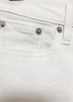 Джинсові шорти calvin klein jeans білі нові оригінал з бірками6 фото