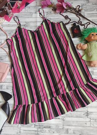 Сарафан у смужку з воланами pepco