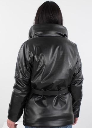 Женская куртка курточка эко кожа осень демисезон2 фото