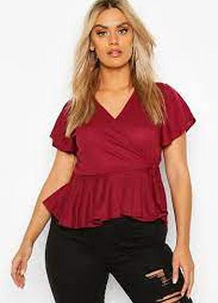 . Нова суперстрейч. блузка "boohoo" р. 62