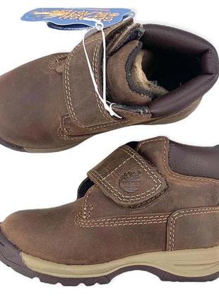 Демисезонные кожаные ботинки timberland4 фото