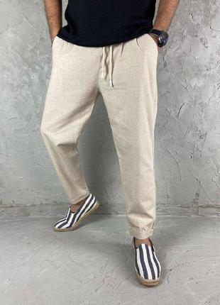 Літні джогери льняні якісні