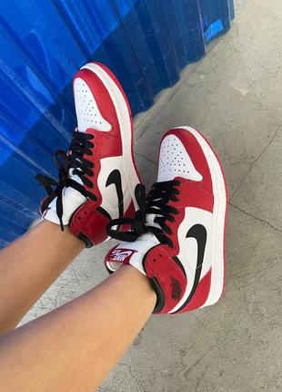 Женские кроссовки air jordan retro 1  high « chicago » ❤️