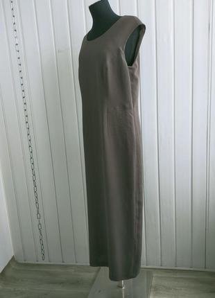 Платье в пол прямого кроя полушерстяное basler, 42(l)8 фото