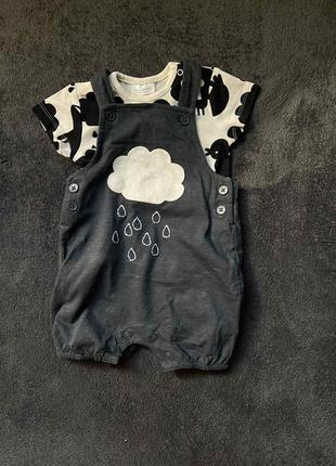 Коплект боді+комбінізон