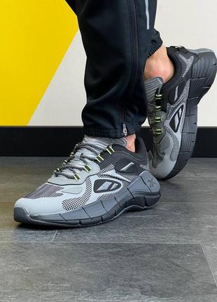 Кроссовки мужские рибок reebok zig kinetika ll concept 1 dark grey