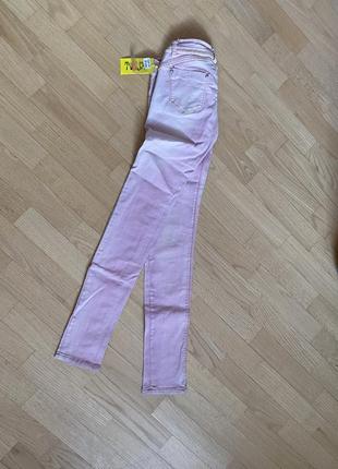 Стильні рожеві брюки джинси3 фото