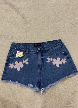 Джинсовые шорты деним mohito, размер 36