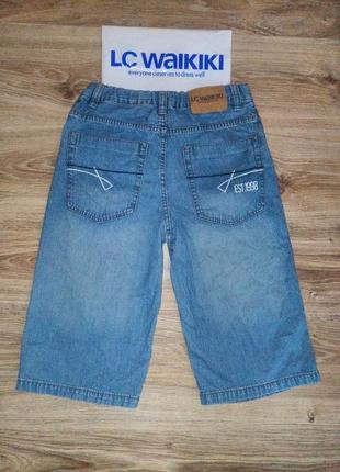 Бриджі,шорти джинс тонкі літні лоя підлітків хлопців, бренд lc  waikiki оригінал 140/160 см