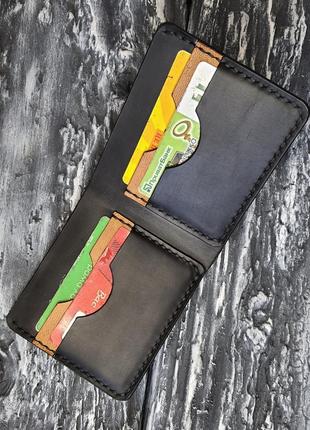 Патріотичний гаманець із натуральної шкіри8 фото