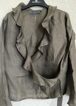 Блуза льняна