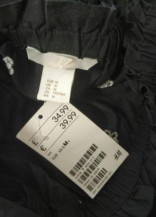 Натуральный сарафан платье а-силует вышивка ришелье на плечи бренд h&m,р 104 фото