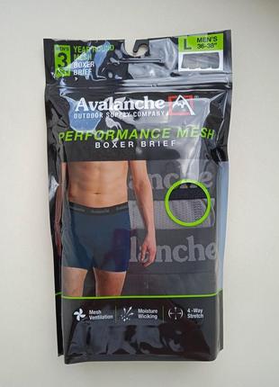Набір : труси чоловічі boxers avalanche.  куплені в сша2 фото