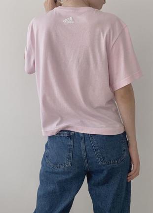 Рожева жіноча футболка розмір m від adidas4 фото