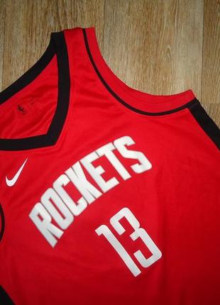 Баскетбольная майка (джерси) nike nba houston rockets  №13 james harden4 фото