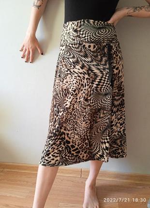 Спідниця леопард