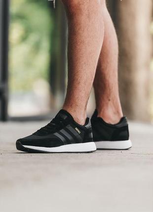 Мужские кроссовки adidas iniki black/white#адидас