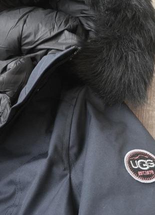 Ugg (оригинал) пуховая arctic парка пуховик woolrich marmot куртка зимняя женская5 фото