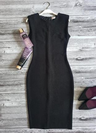 Плаття бандажне. чорна сукня