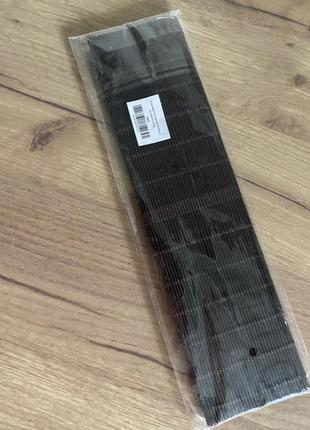 Чёрная бамбуковая салфетка на стол подставка коврик для суши и роллов1 фото
