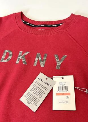 Толстовка dkny sport свитшот donna karan худи донна каран3 фото