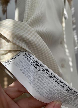 Блуза mango бежева 6