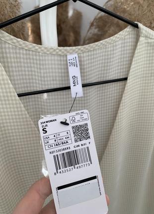 Блуза mango бежева 4