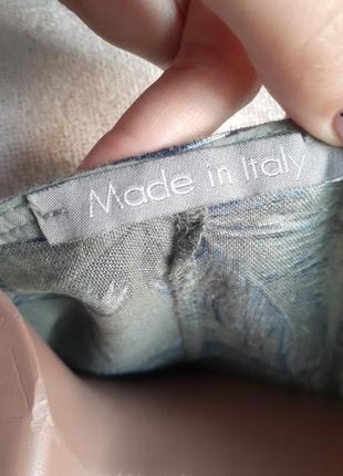 Італійська блузка з льону2 фото