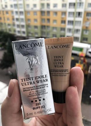 Мініатюра тональної основи lancôme teint idole ultra wear1 фото