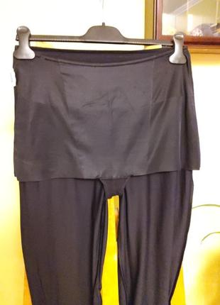 Черные спортивные брюки с трусиками reebok раз.l-xl5 фото