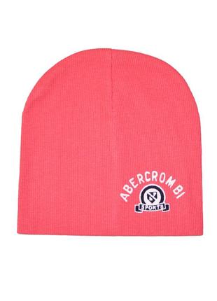 Шапка детская 1-3 года осенняя 48/50 см. коралловая