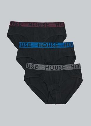 S новий фірмовий набір чоловічі труси плавки 3 парі house brand
