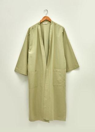 Новая крутая накидка кимоно с карманами и разрезами  waikiki