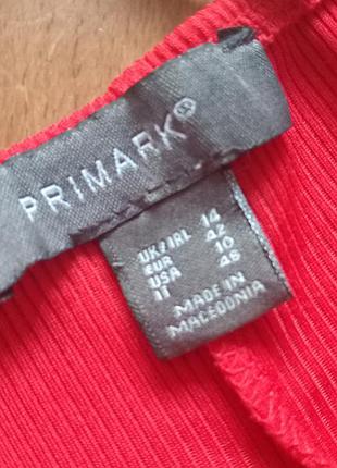 Красный трендовый комбинезон primark размер 46-484 фото