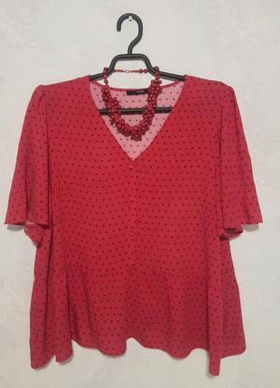 Дуже красива блуза в горошок
