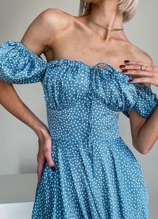 Сукня шовк армані із завязками на грудях / платье шёлк2 фото