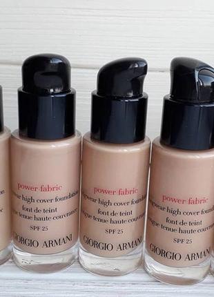 Armani power fabric+ foundation spf 25 - тональная основа