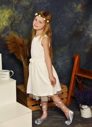 Сукня "жаклін" | святкова сукня для дівчинки3 фото