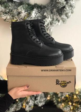 Ботінки жіночі зимові dr. martens jadon mono black logo

/ женские зимние ботинки на меху мартинс8 фото