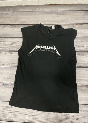 Майка h&m metallica