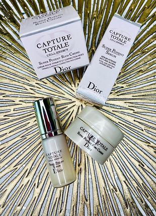 Крем і сироватка dior capture totals crème & serum