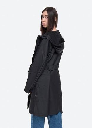 Плащ rains curve jacket black3 фото