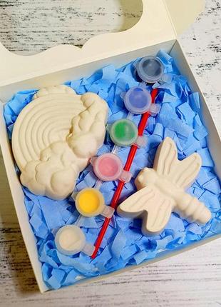 Набор гипсовых фигурок с красками, набор для творчества