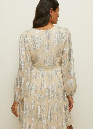 🛍брендове плаття oasis з люрексовою ниткою розміру plus size3 фото